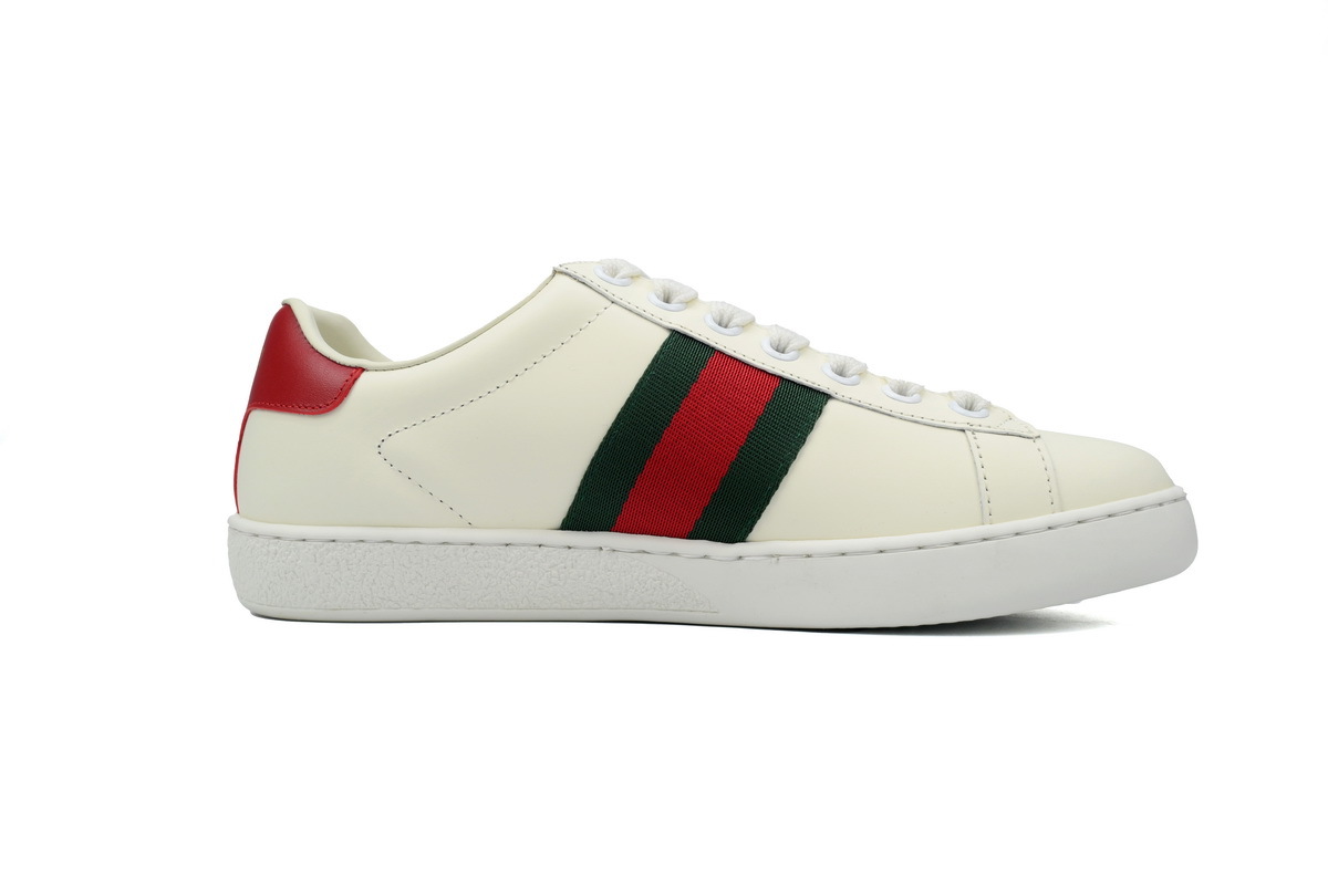 Coco Shoes Gucci Ace Sneaker Cherry Embroidered White