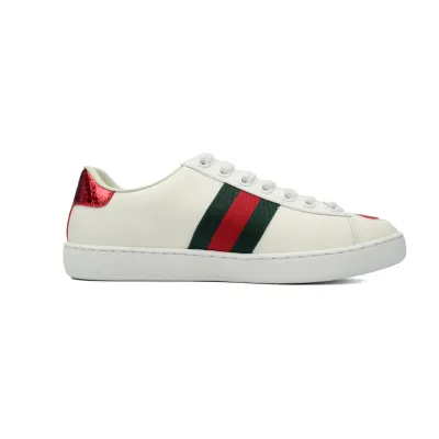 Gucci Ace Embroidered Hearts White 02