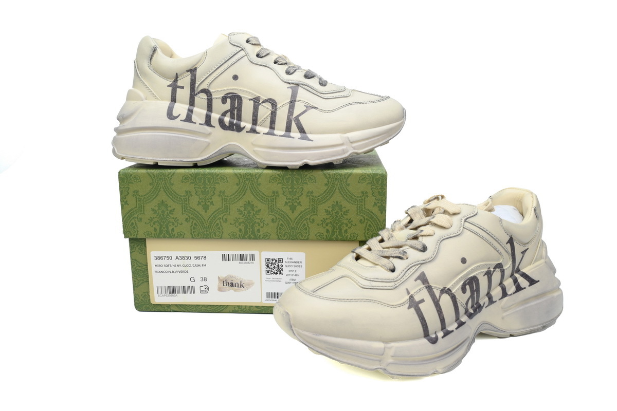 Coco Shoes Gucci Rhyton Think/Thank