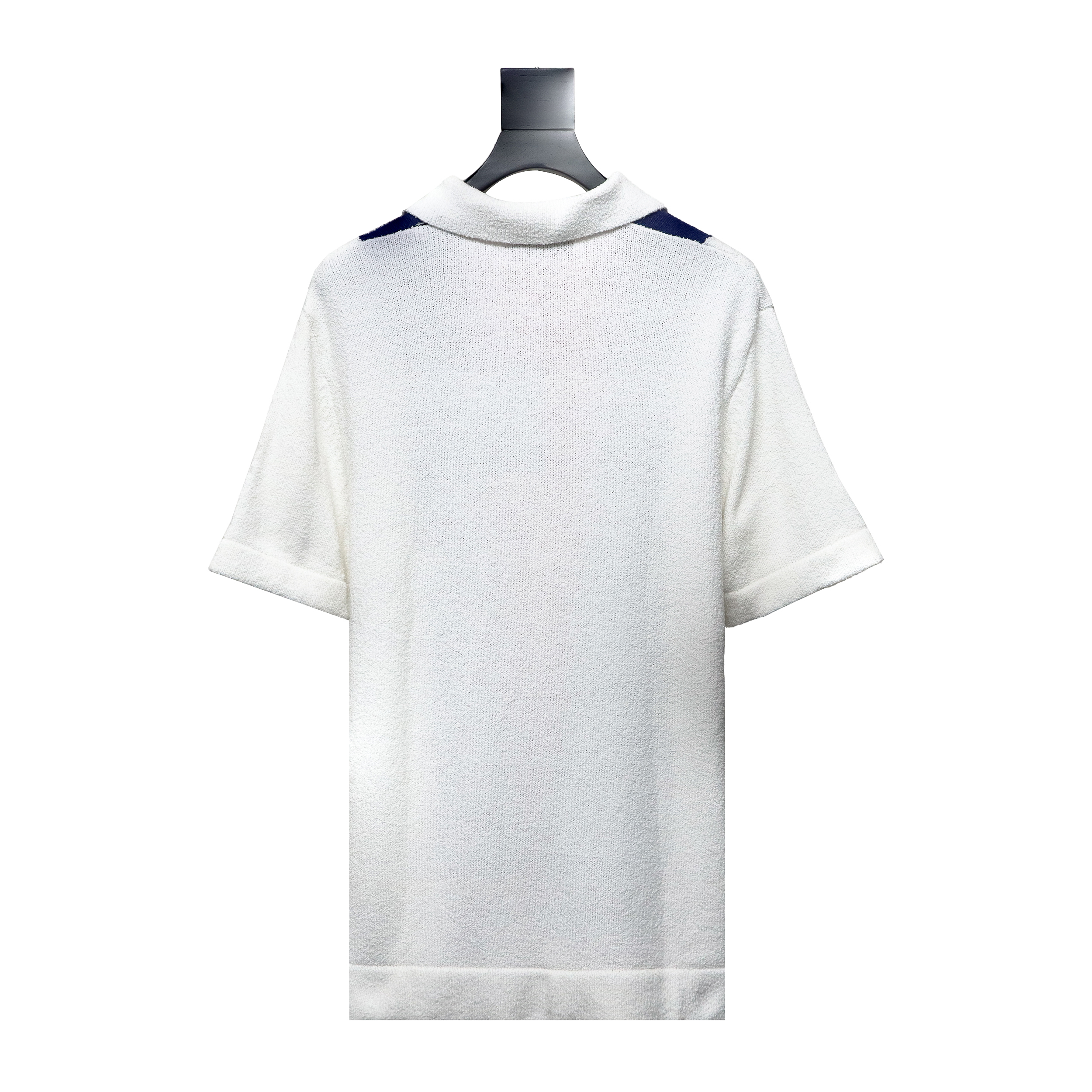 Gucci Cotton Blend Terry Knit Polo Shirt