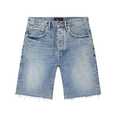 Purple Brand Cast Iron shorts Blue #5016 01
