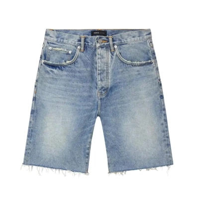 Purple Brand Cast Iron shorts Blue #5016 02