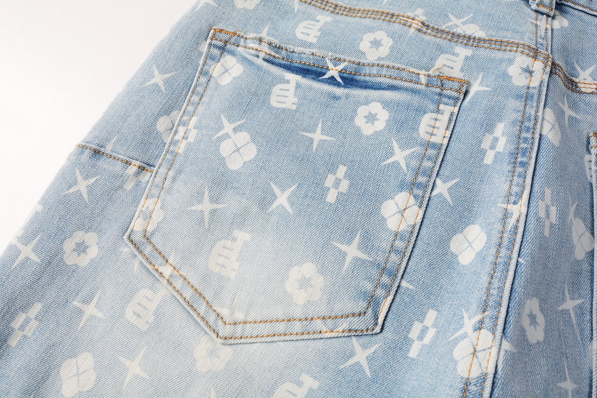 Purple Brand Denim Shorts Blue P5089