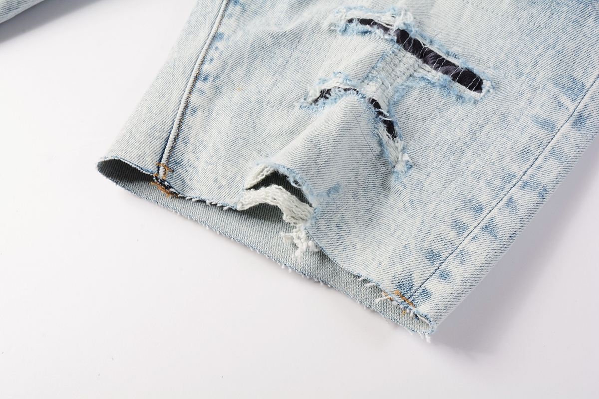 Purple Brand Denim Shorts Blue P5087