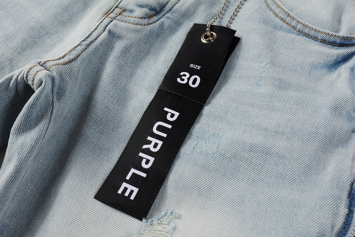 Purple Brand Denim Shorts Blue P5086