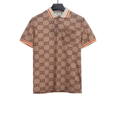 Coco Shoes Gucci GG Cotton Silk Polo Shirt 01