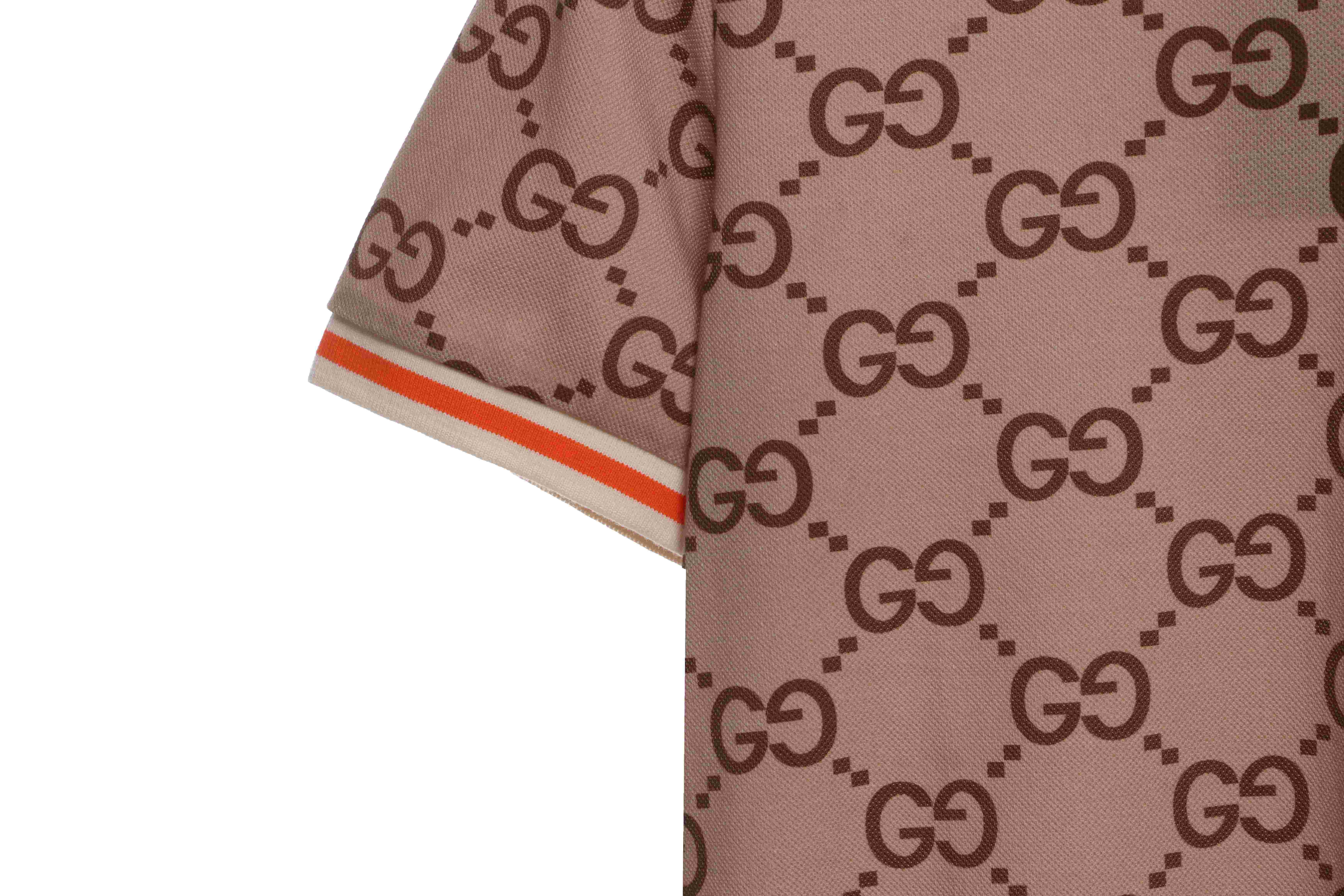 Gucci GG Cotton Silk Polo Shirt