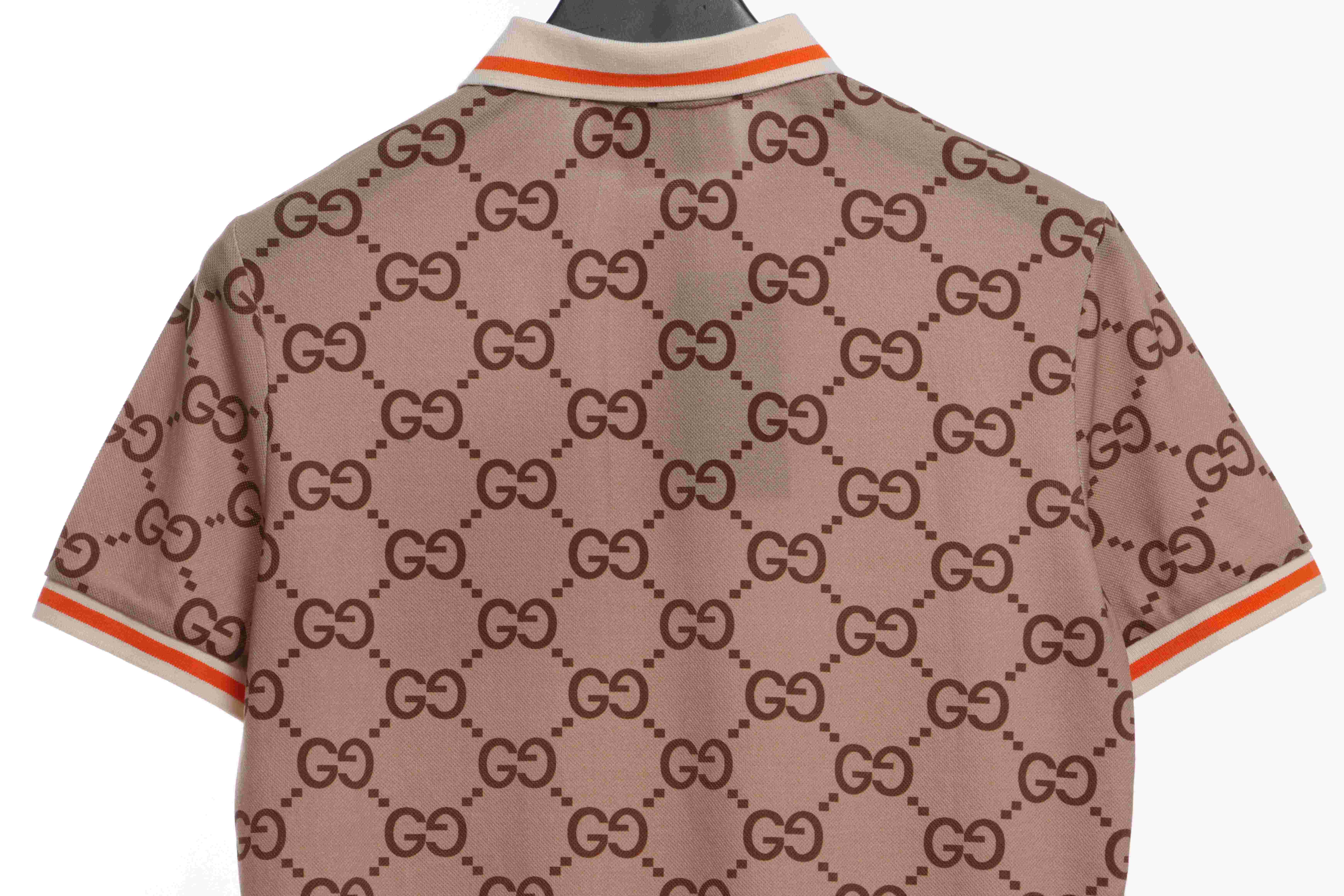 Gucci GG Cotton Silk Polo Shirt