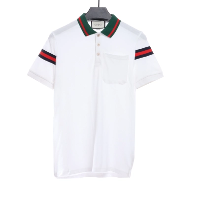Coco Shoes Gucci Polo Shirt With Pocket White 01
