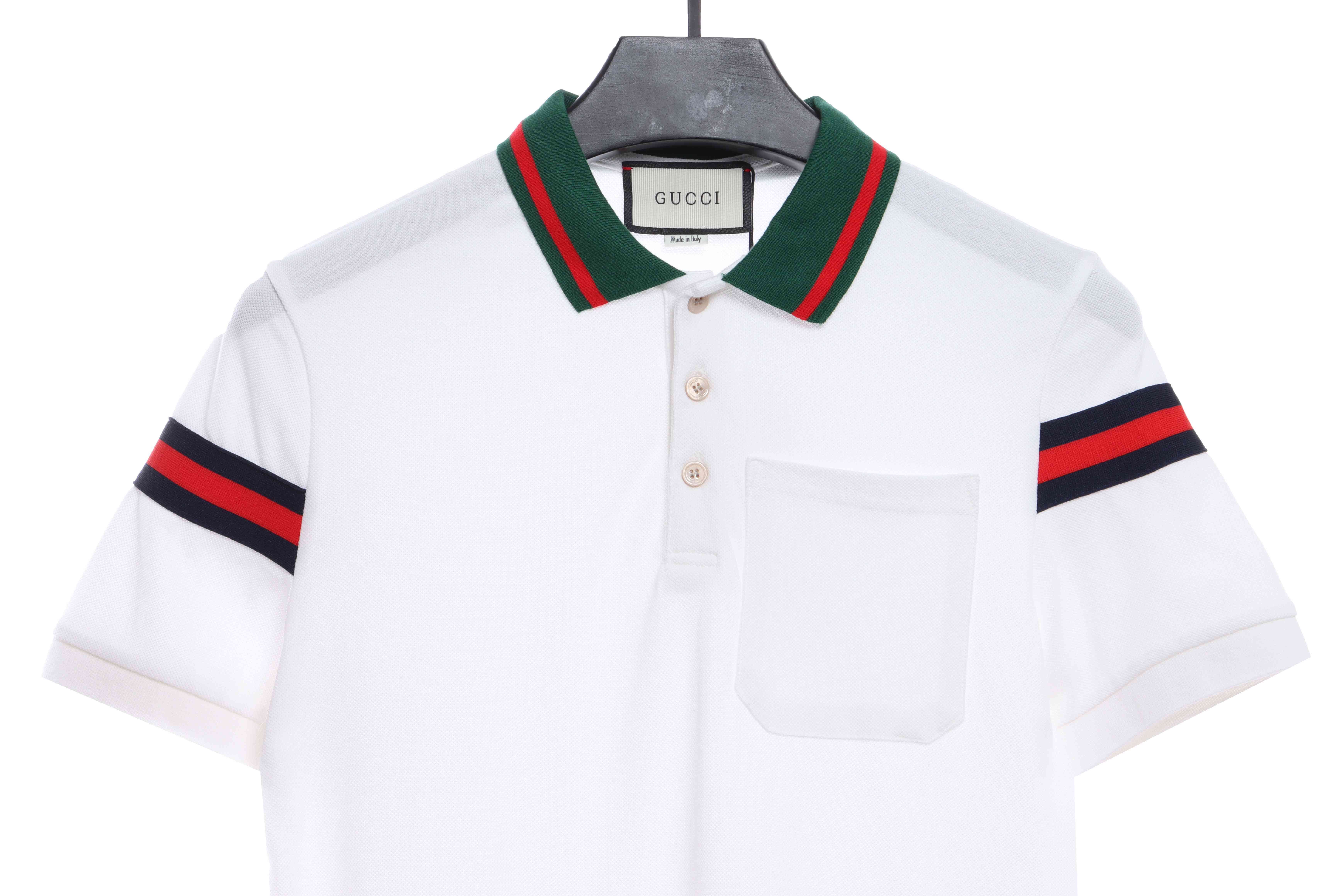 Coco Shoes Gucci Polo Shirt With Pocket White