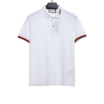 Coco Shoes Gucci Cotton Polo With Web And Bee 01