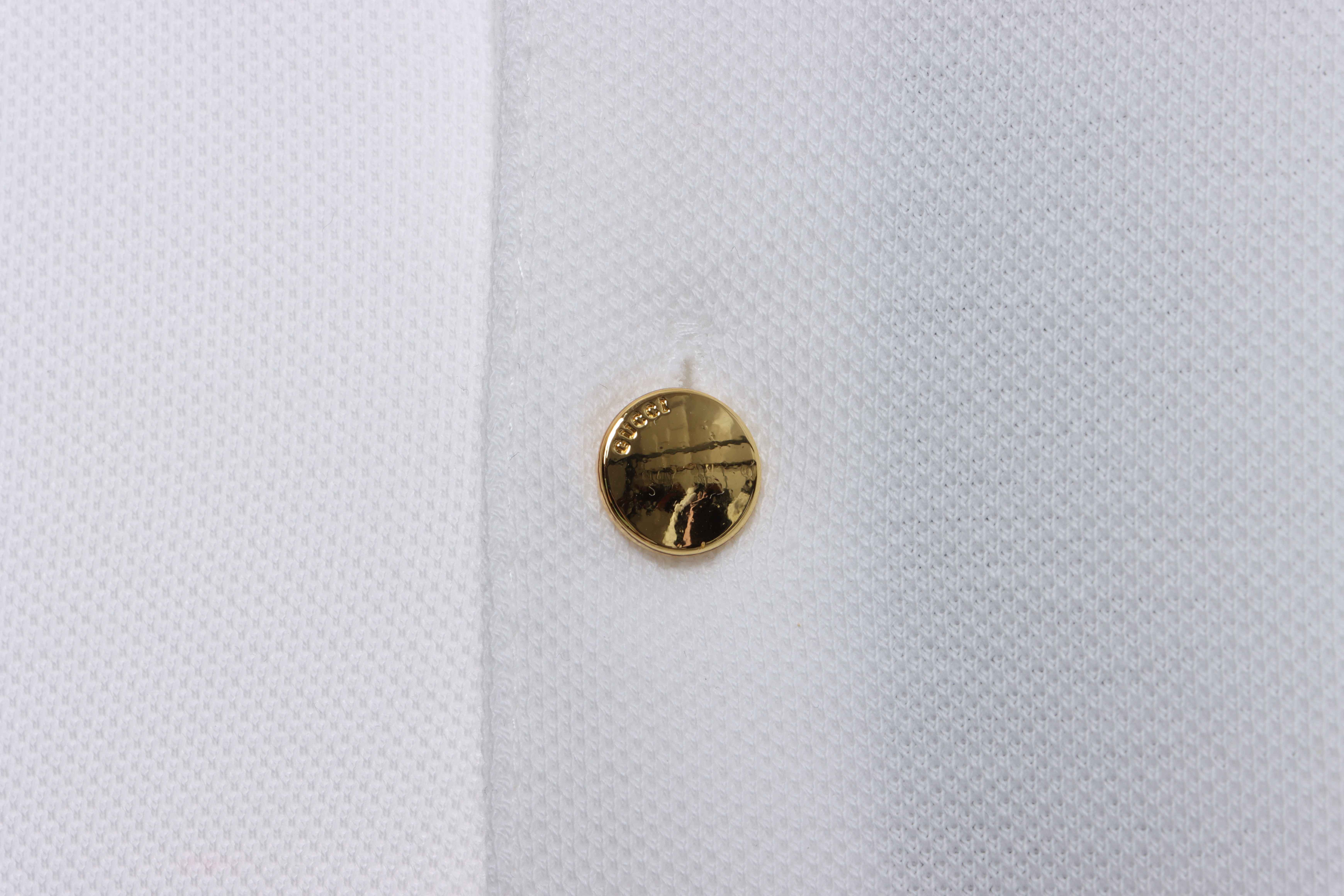 Coco Shoes Gucci Cotton Polo With Web And Bee