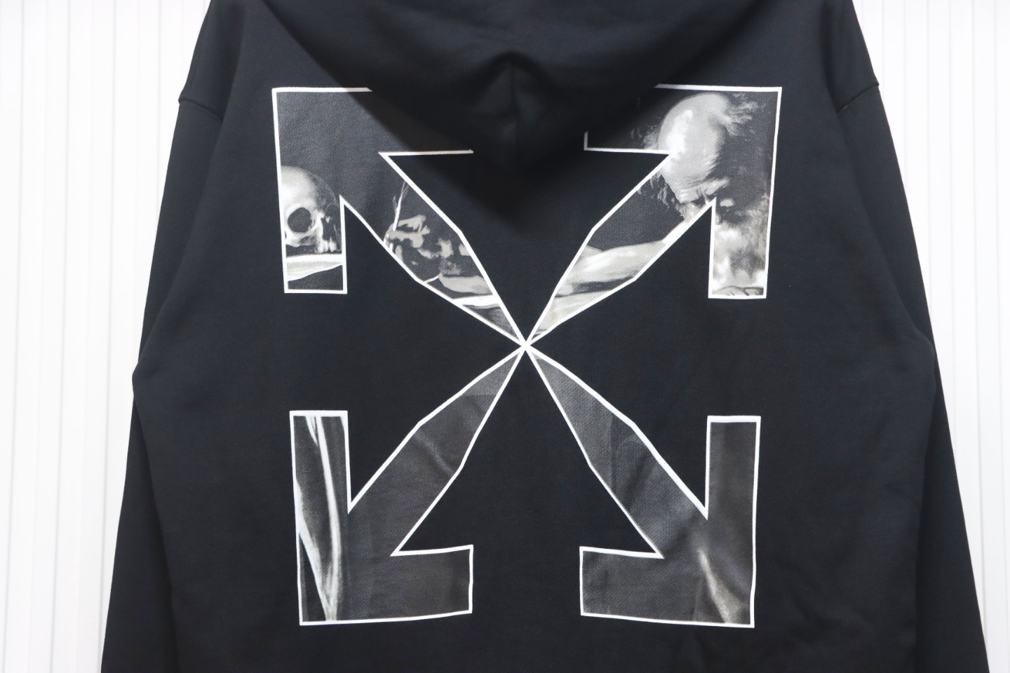 Coco Shoes Off-White Caravaggio Arrow Over Hoodie Black