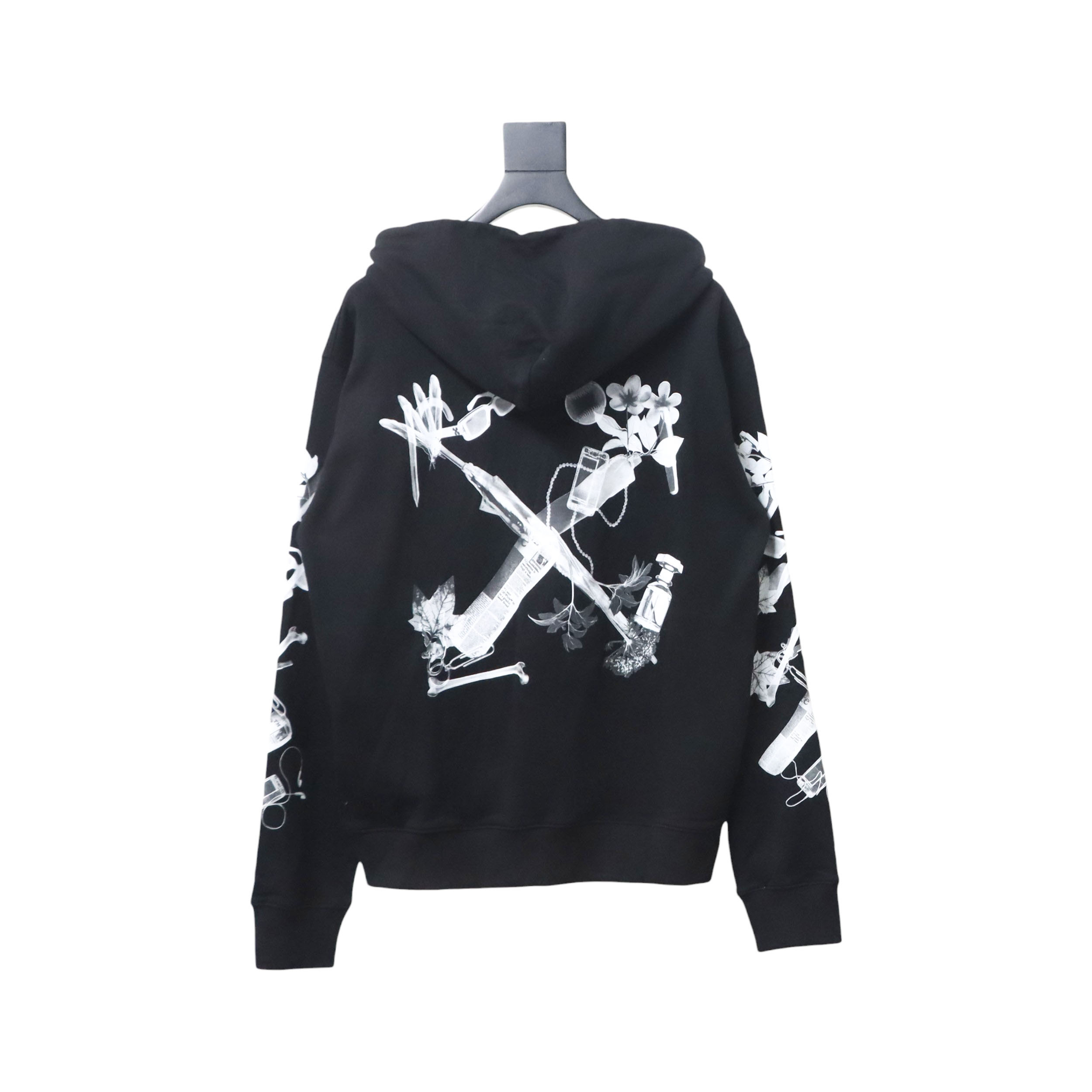 Coco Shoes Off-White Scan Arr Hoodie Met Logo Backprint