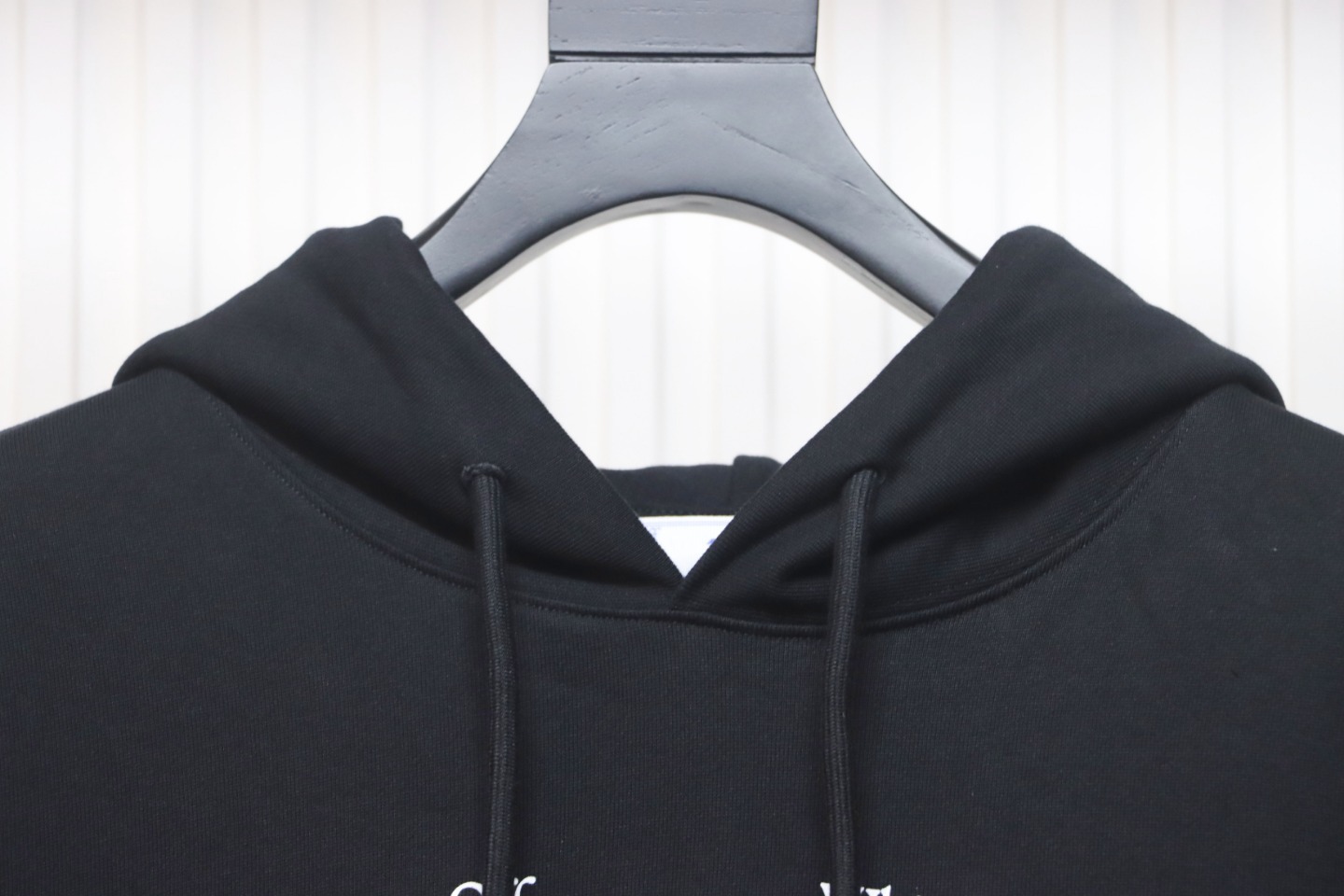 Coco Shoes Off-White Acrylic Arrow Hoodie