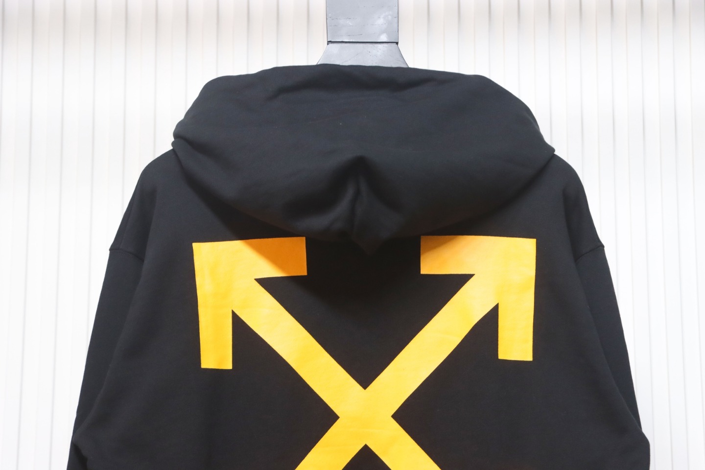 Coco Shoes Off-White Arrows Caravaggio Printed Long Sleeved Hoodie