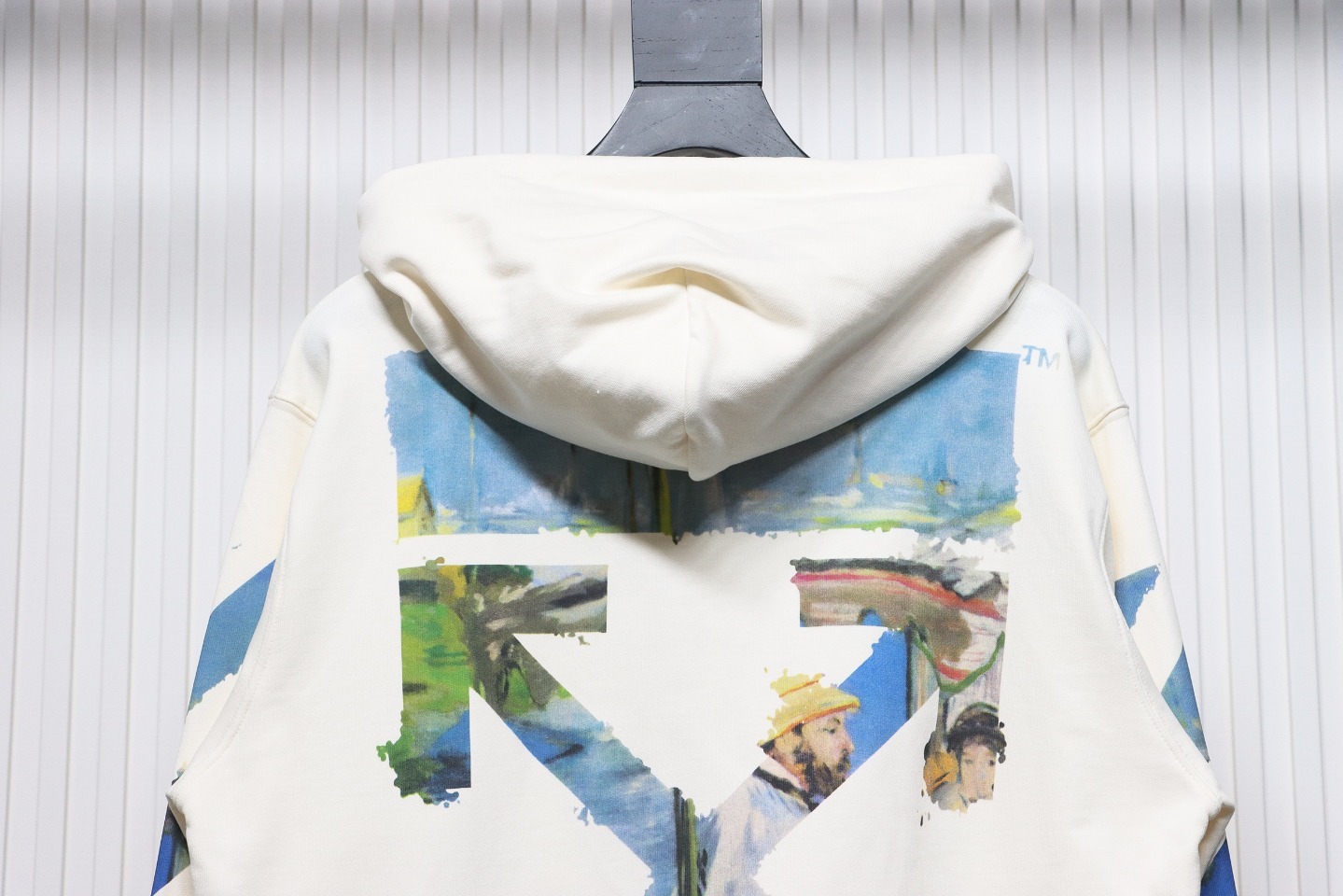Coco Shoes Off-White Pascal Arrow Zipped Hoodie White