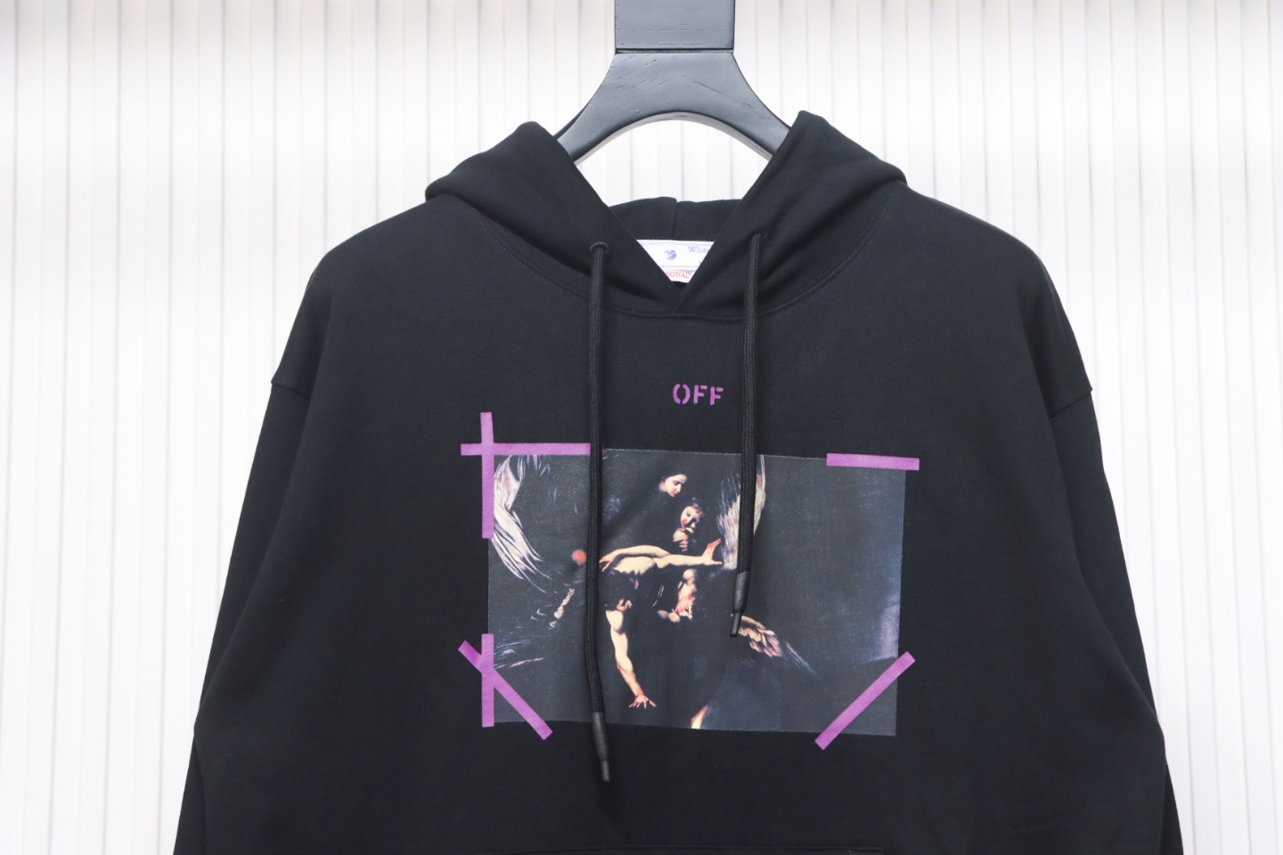 Coco Shoes Off-White Caravaggio Hoodie Black Purple