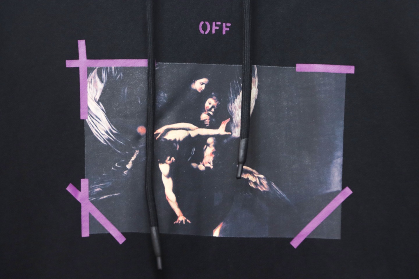 Coco Shoes Off-White Caravaggio Hoodie Black Purple