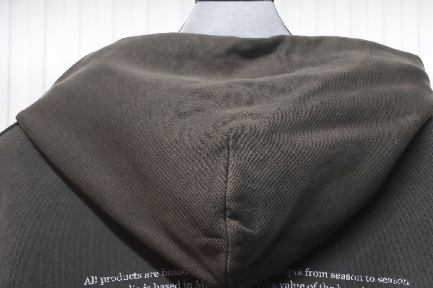 Coco Shoes Off-White Graphic Print Cotton Drawstring Hoodie