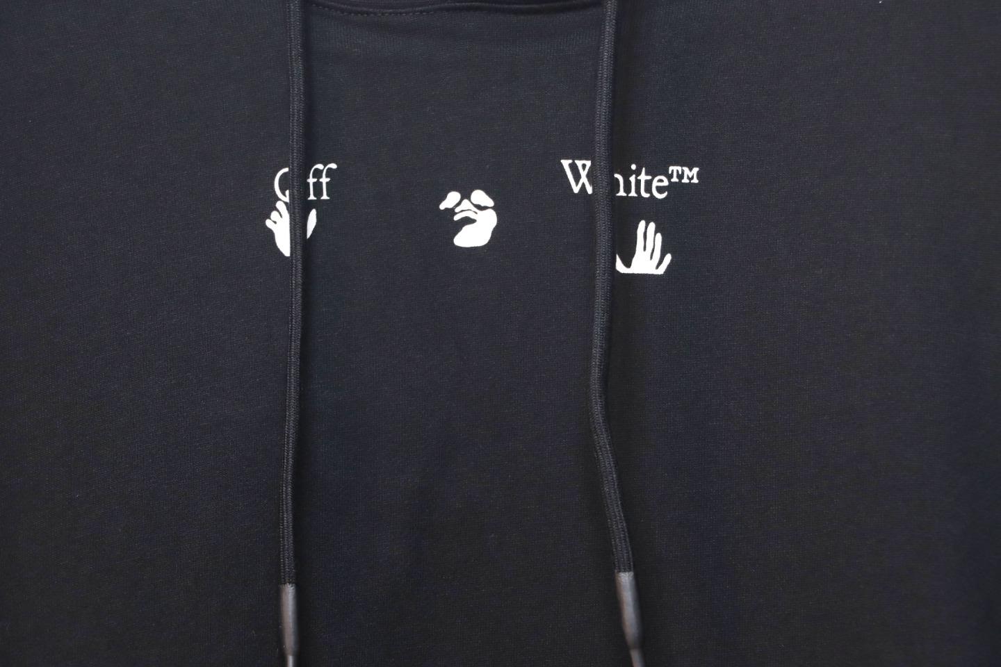 Coco Shoes Off-White Arrow Print Hoodie Black Red