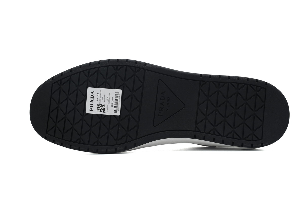 Prada Downtown Low Top Sneakers Leather White