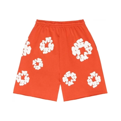 Denim Tears The Cotton Wreath Shorts Orange 02