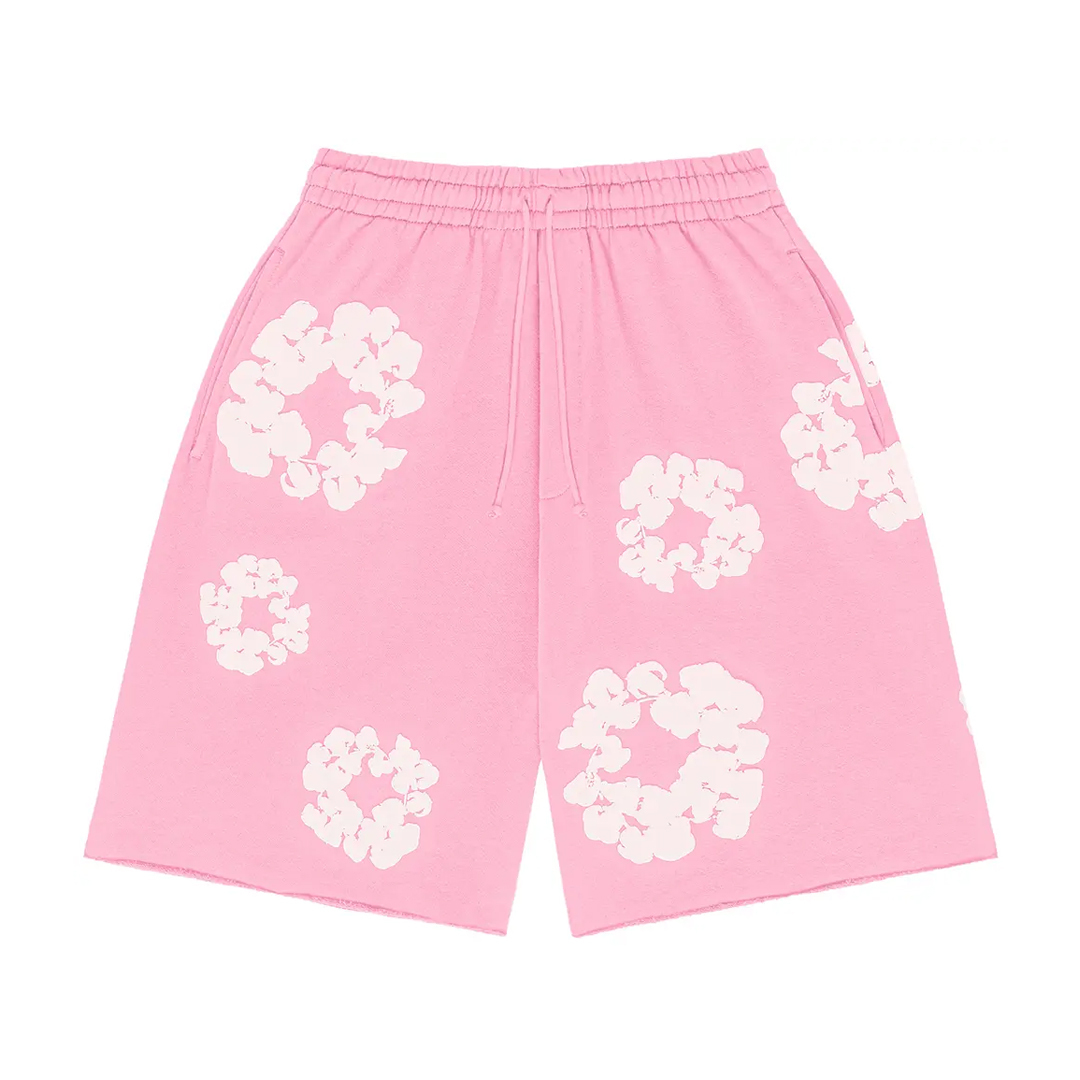 Coco Shoes Denim Tears The Cotton Wreath Shorts Pink