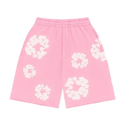 Denim Tears The Cotton Wreath Shorts Pink 01