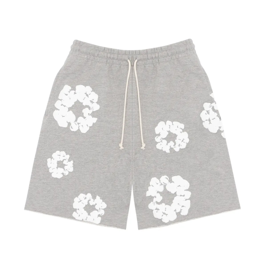 Coco Shoes Denim Tears The Cotton Wreath Shorts Grey
