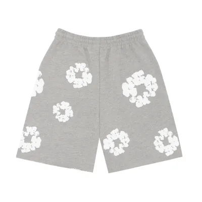 Denim Tears The Cotton Wreath Shorts Grey 02