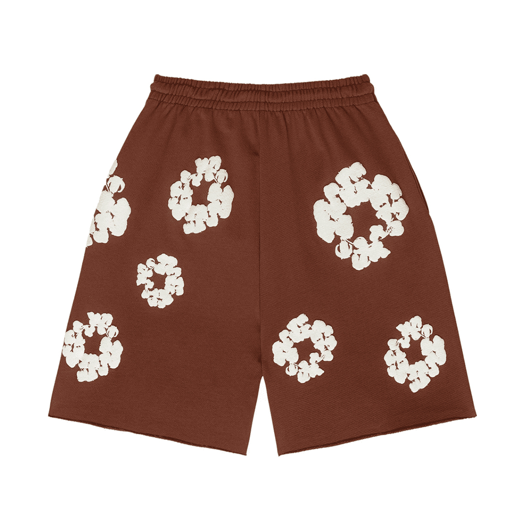 Coco Shoes Denim Tears The Cotton Wreath Shorts Brown