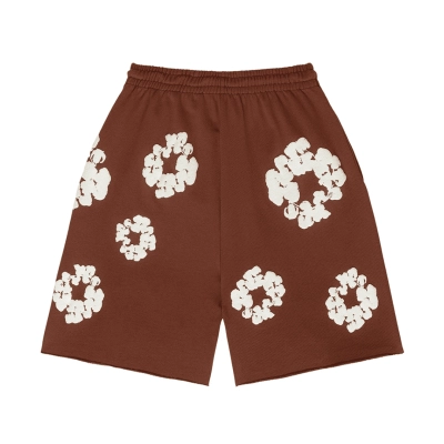 Denim Tears The Cotton Wreath Shorts Brown 02