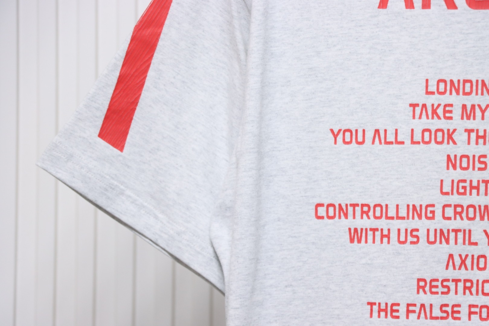 Balenciaga Archive Apple Music Oversized T-Shirt White and Red