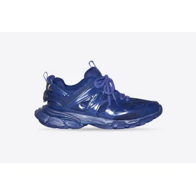 Balenciaga Track Metallic Mesh-Nylon Sneakers Blue 02