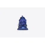 Balenciaga Track Metallic Mesh-Nylon Sneakers Blue
