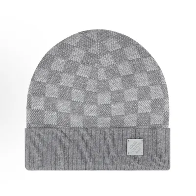 Louis Vuitton Neo Petit Damier Beanie Grey M77985 01