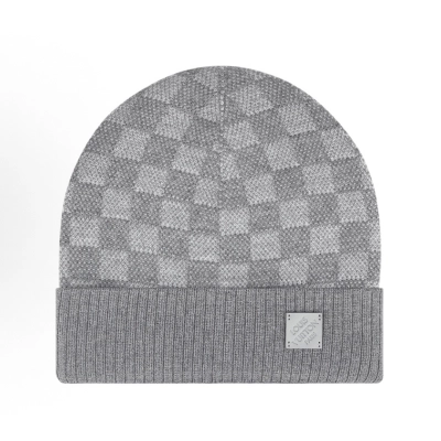 Louis Vuitton Neo Petit Damier Beanie Grey M77985 01