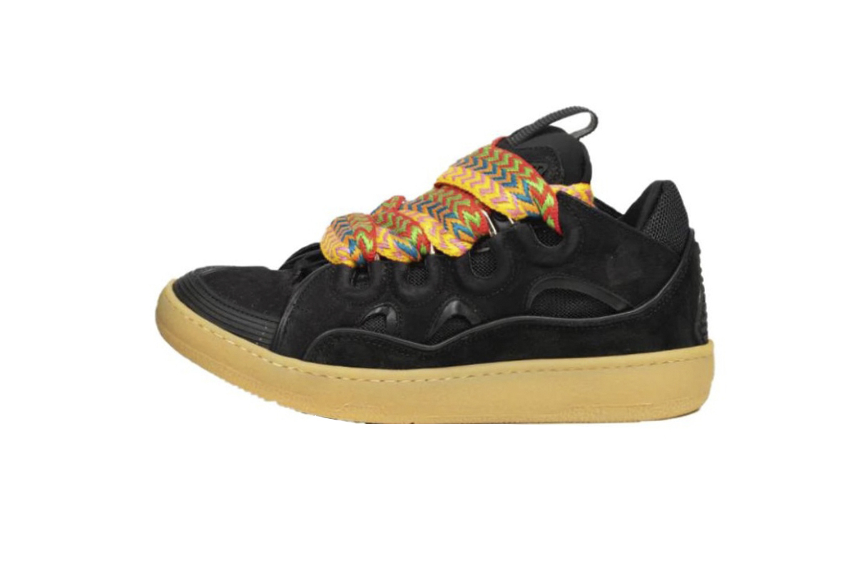 Lanvin Leather Curb Black FM-147446