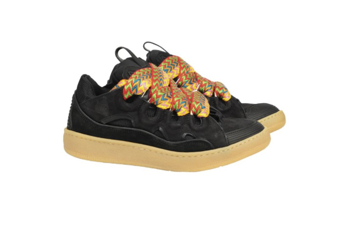 Lanvin Leather Curb Black FM-147446