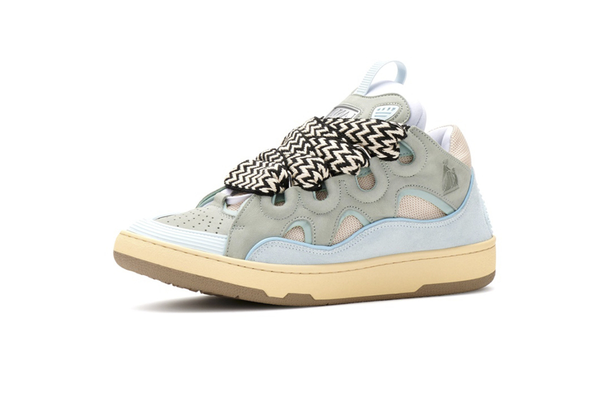 Lanvin Leather Curb Light Blue FM-SKRK11-DRAG-A2121