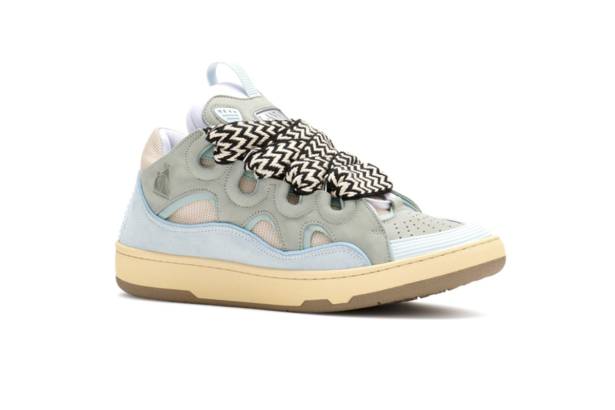Lanvin Leather Curb Light Blue FM-SKRK11-DRAG-A2121