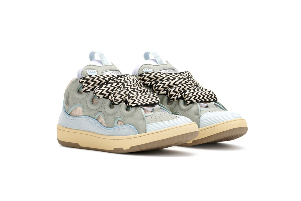 Lanvin Leather Curb Light Blue FM-SKRK11-DRAG-A2121