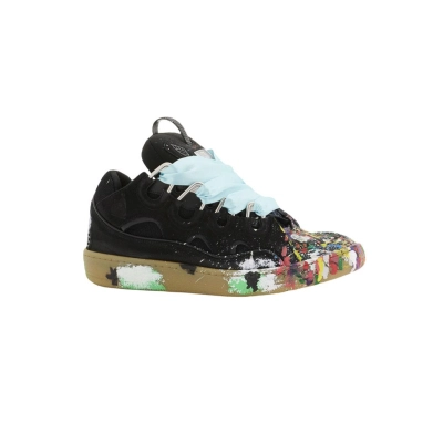 Lanvin Leather Curb x Gallery Dept Paint Drip Black Multi 02