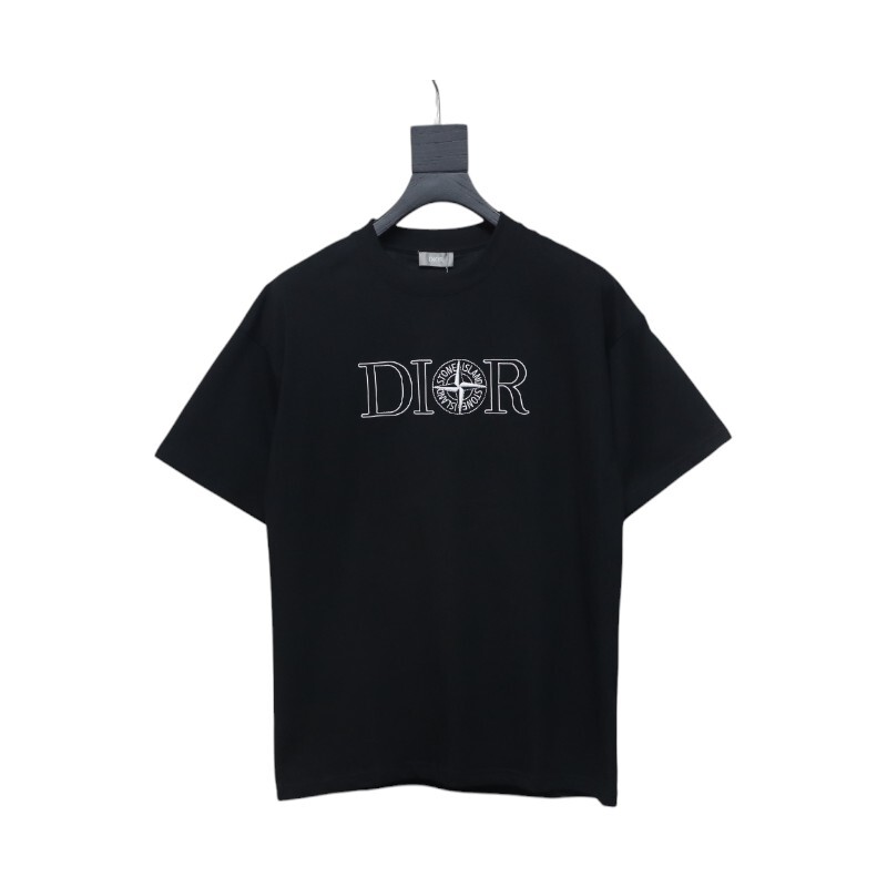 Coco Shoes Dior x Stone Island T-Shirt Black 493J638B0554_C980