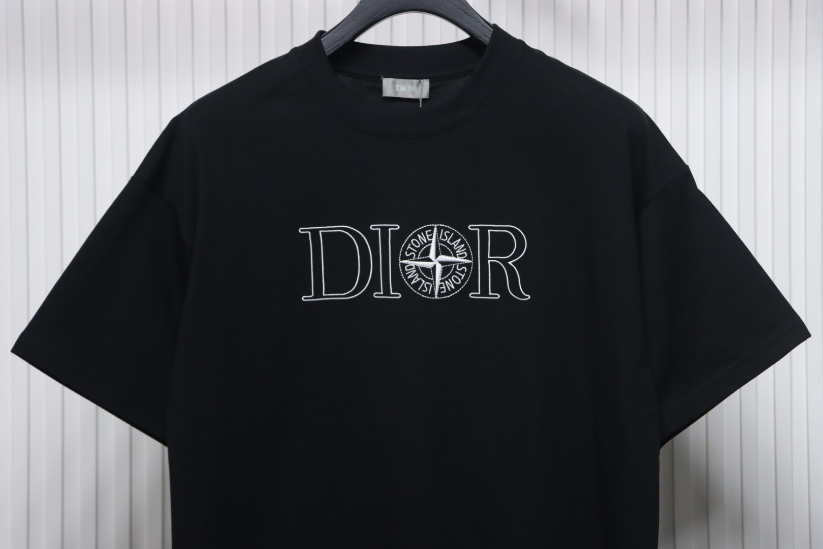 Coco Shoes Dior x Stone Island T-Shirt Black 493J638B0554_C980
