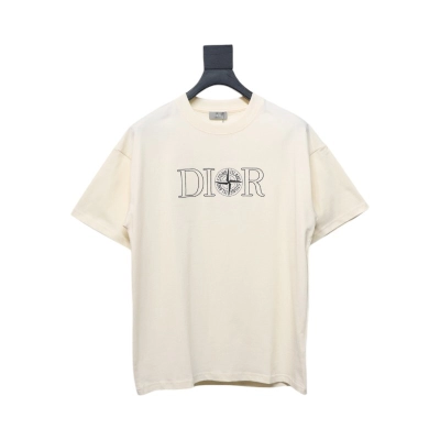 Coco Shoes Dior x Stone Island T-Shirt Beige 01