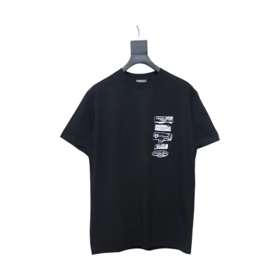 Dior Archives Labels T-Shirt Black 01