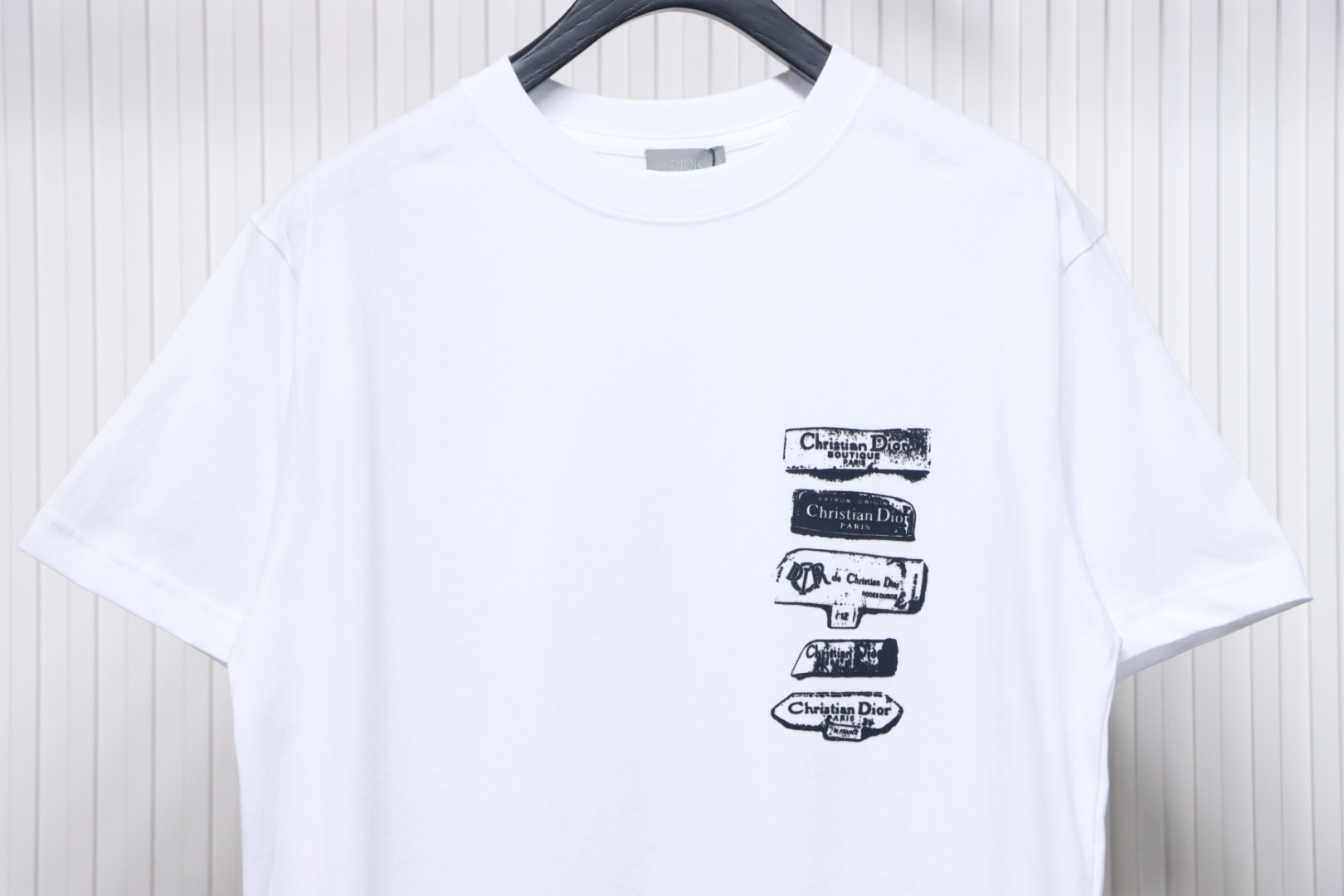 Dior Archives Labels T-Shirt White