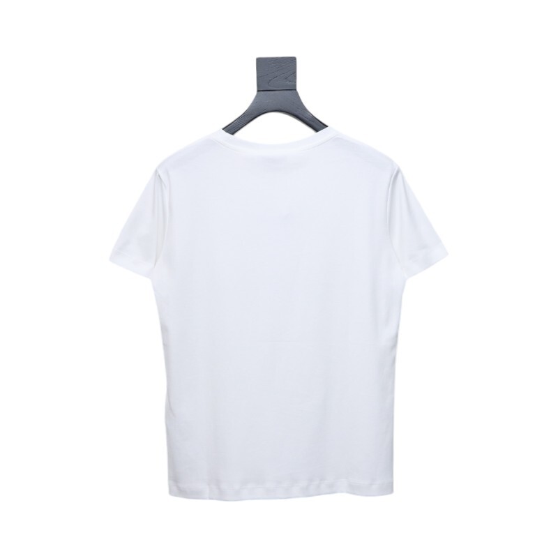 Dior 'Christian Dior' Papillon Motif T-Shirt White